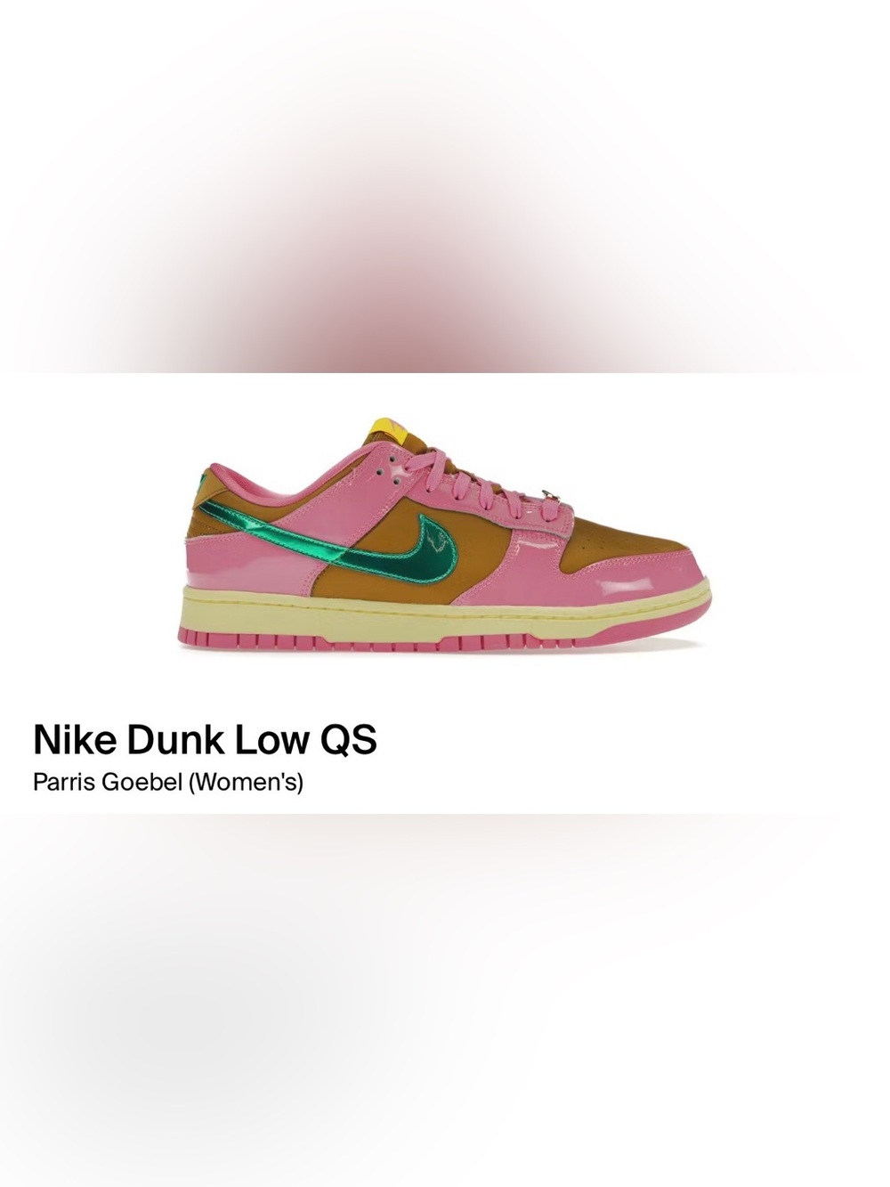 Women’s Nike Dunk Low PG QS Size 11.5